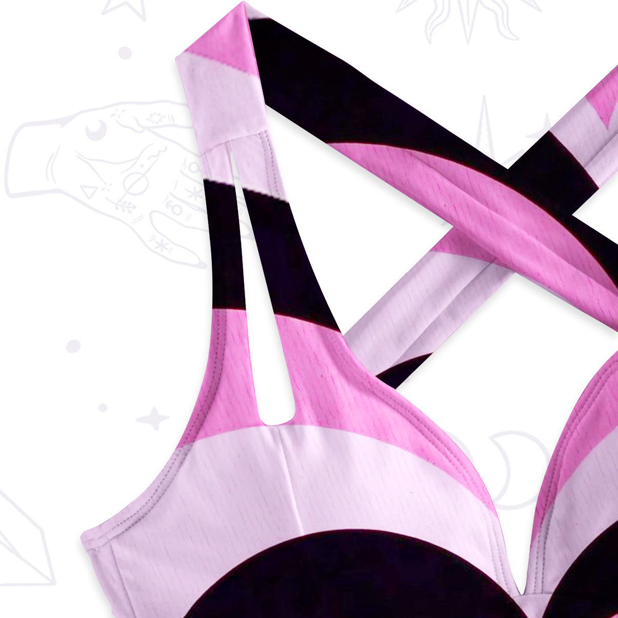 Purplehecate Slightly Wicked Cat One-Piece Swimsuit