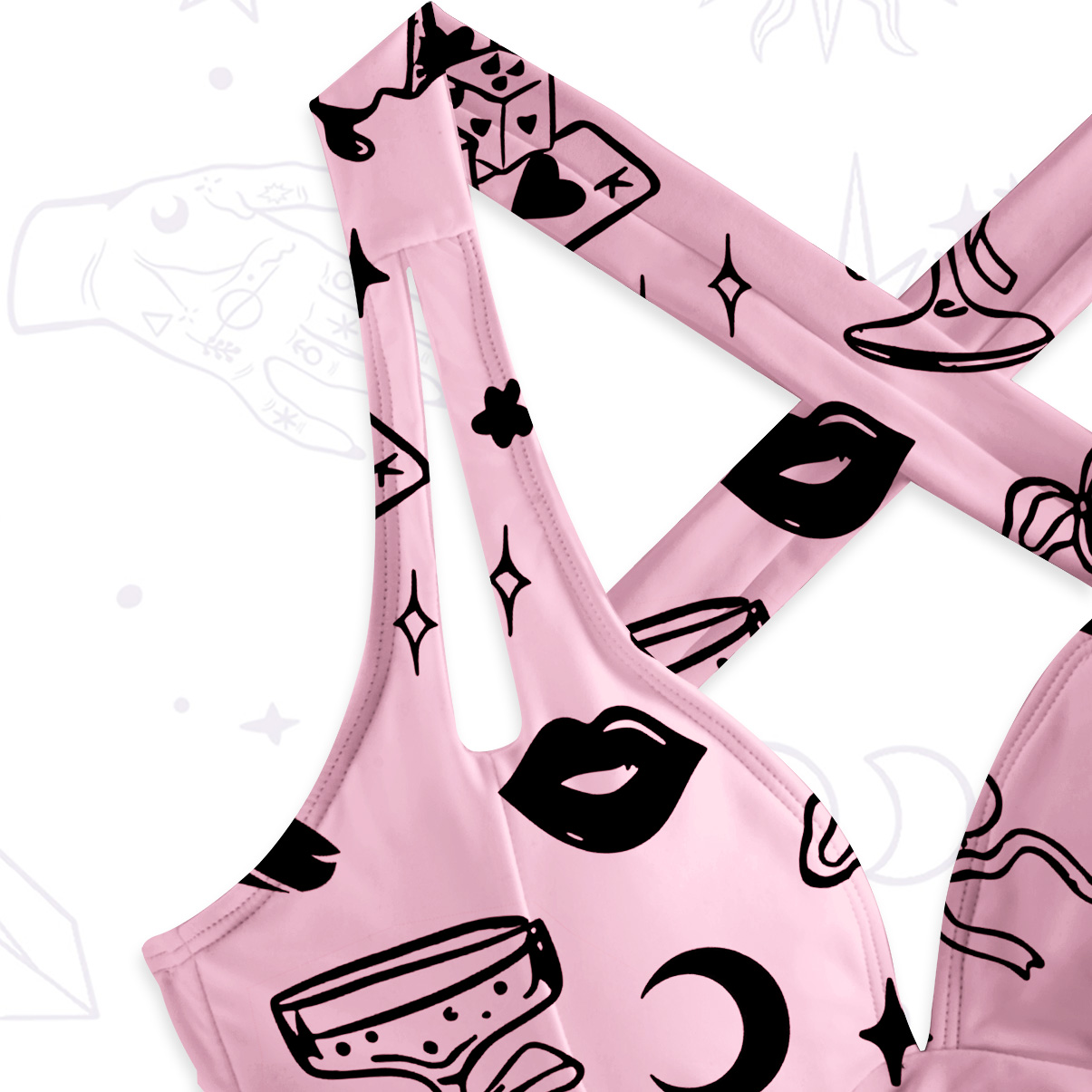 Purplehecate Witch’s Night Out One-Piece Swimsuit