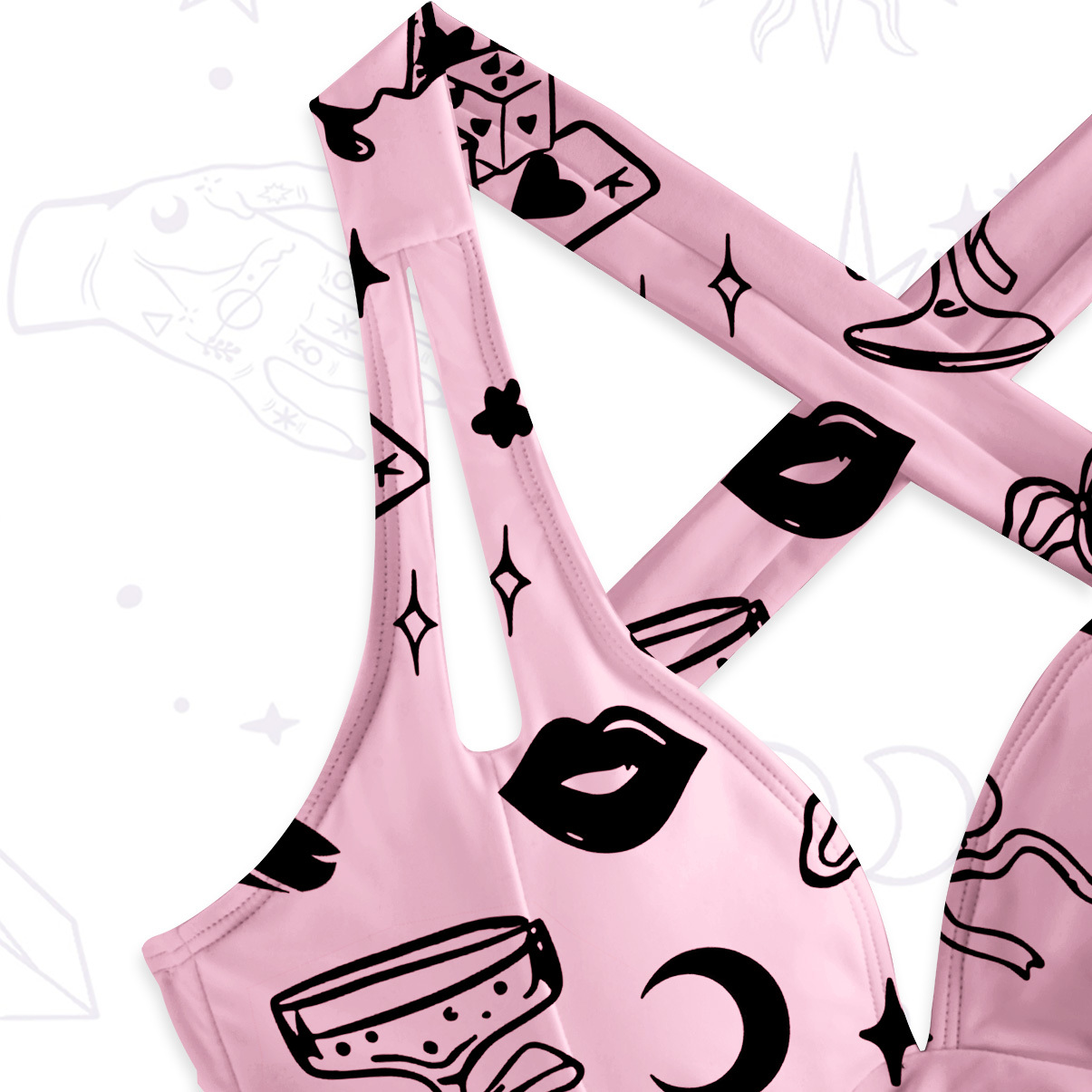 Purplehecate Witch’s Night Out One-Piece Swimsuit