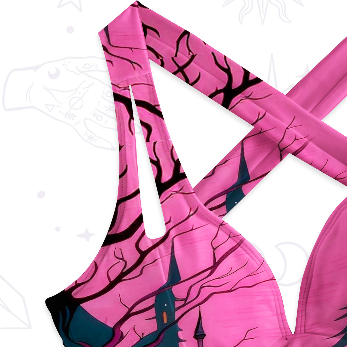 Purplehecate The Witch and Her Familia One-Piece Swimsuit