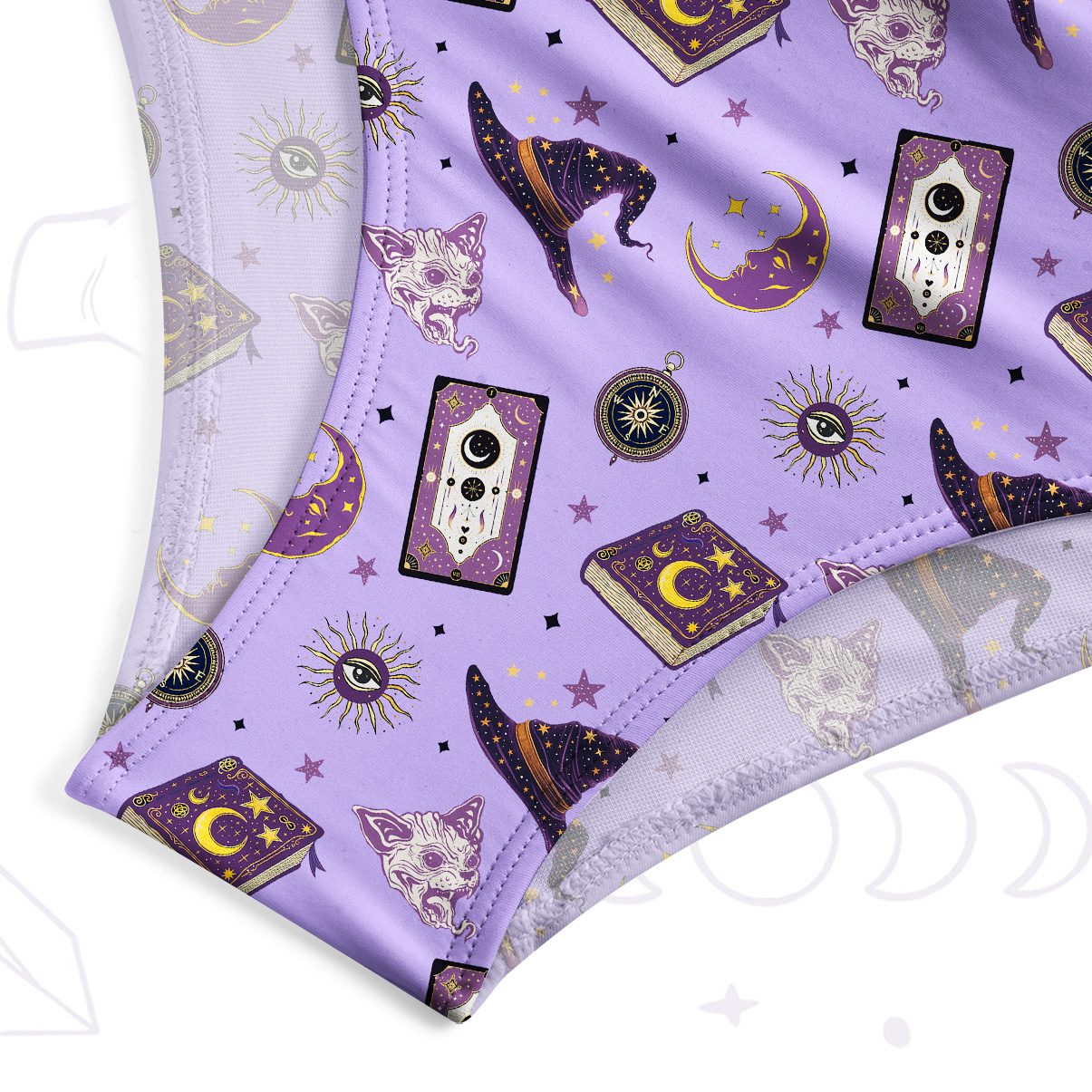 Purplehecate Celestial Witch One-Piece Swimsuit