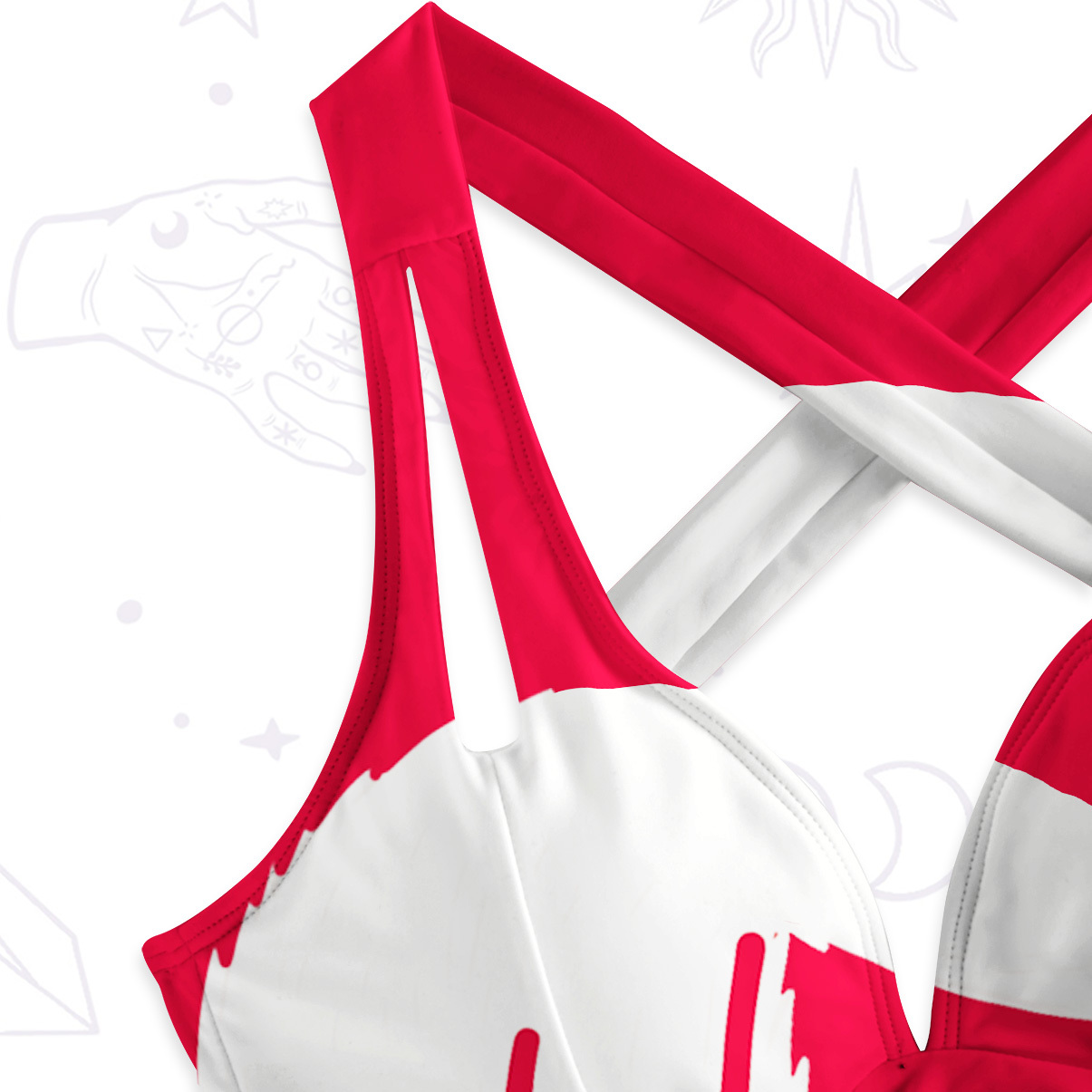 Purplehecate Mischievous Cat Lovers One-Piece Swimsuit