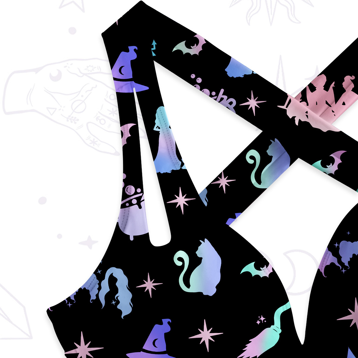 Purplehecate Spellbound Sisters One-Piece Swimsuit