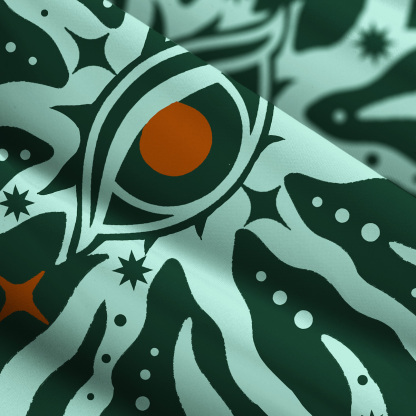 [Copy]Purplehecate Sacred Eye Energy Flow Wide Straps Maxi Dress