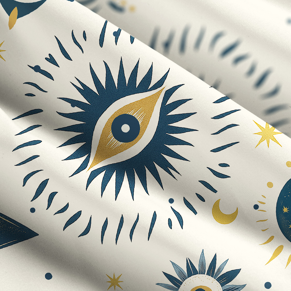 Purplehecate Sun Eye Wide Straps Maxi Dress