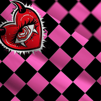 Purplehecate Heart of a Demon Wide Straps Maxi Dress