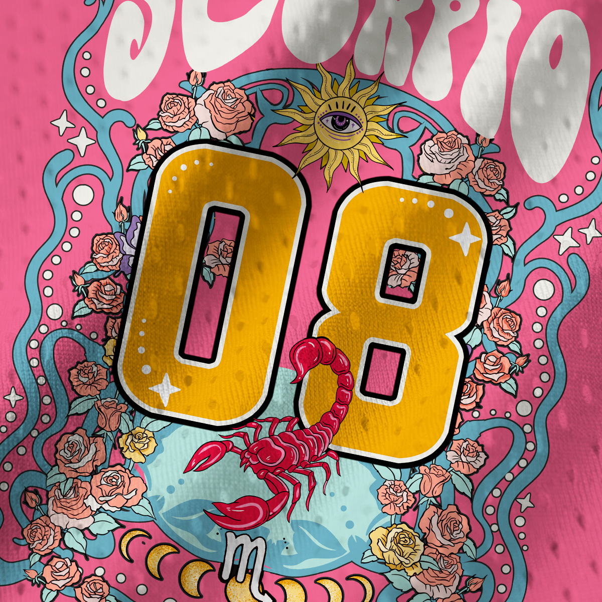 Purplehecate Scorpio Spirit Zodiac Mesh Jersey Tank Top