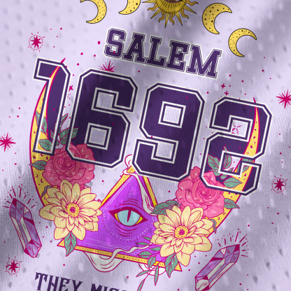 Purplehecate Salem 1692 They Missed One Mesh Jersey Tank Top