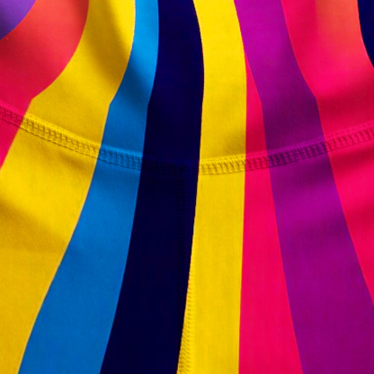 Purplehecate Trippy Rainbow Heart Eye Yoga Pants