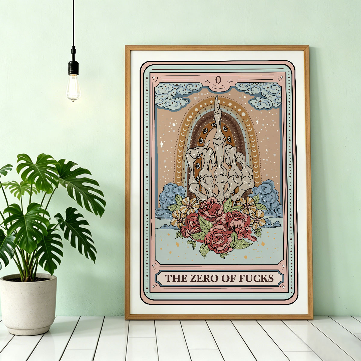 Purplehecate The Zero Of Fucks Tarot Unframed Poster