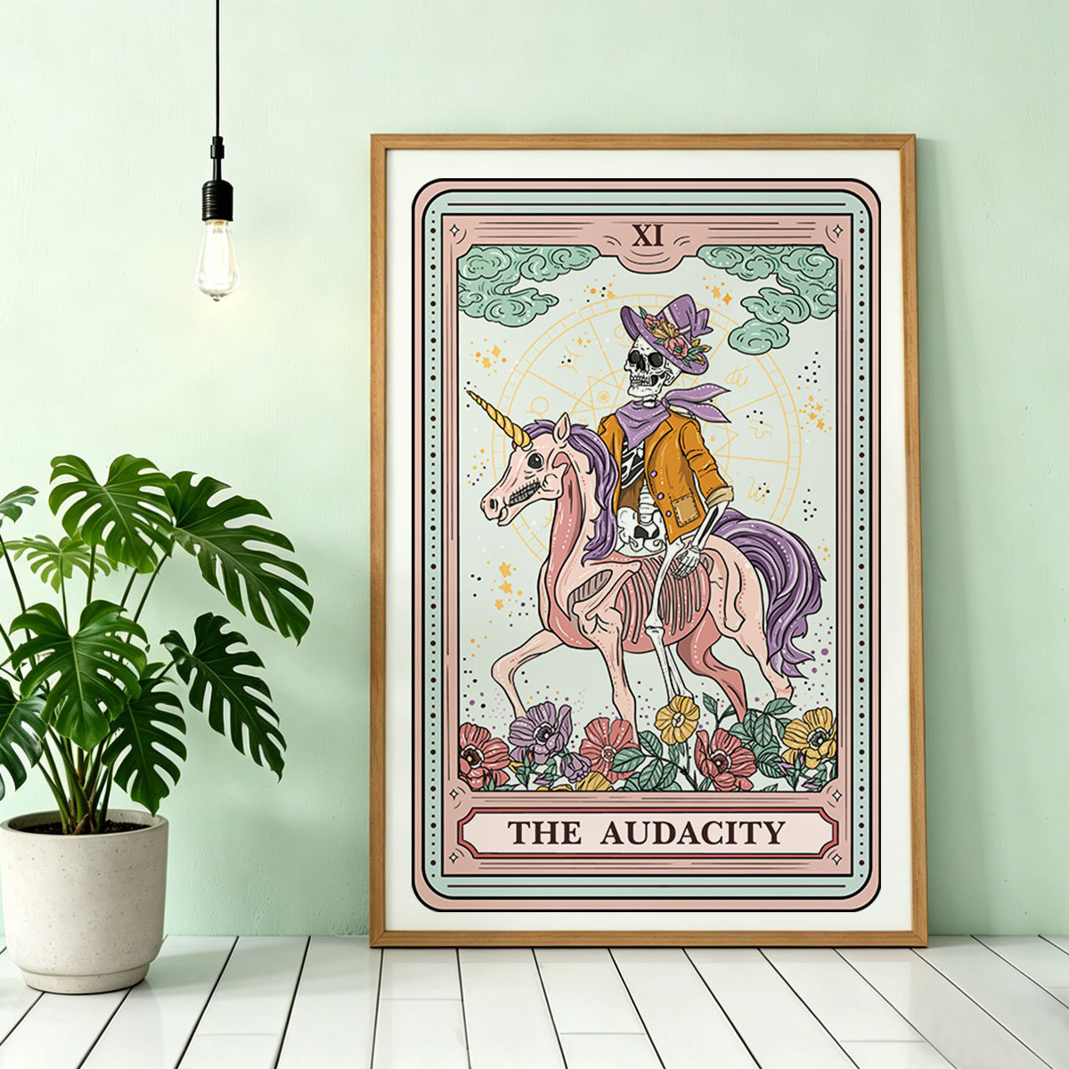Purplehecate The Audacity Tarot Card Unframed Poster