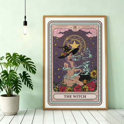 Purplehecate The Witch Tarot Unframed Poster