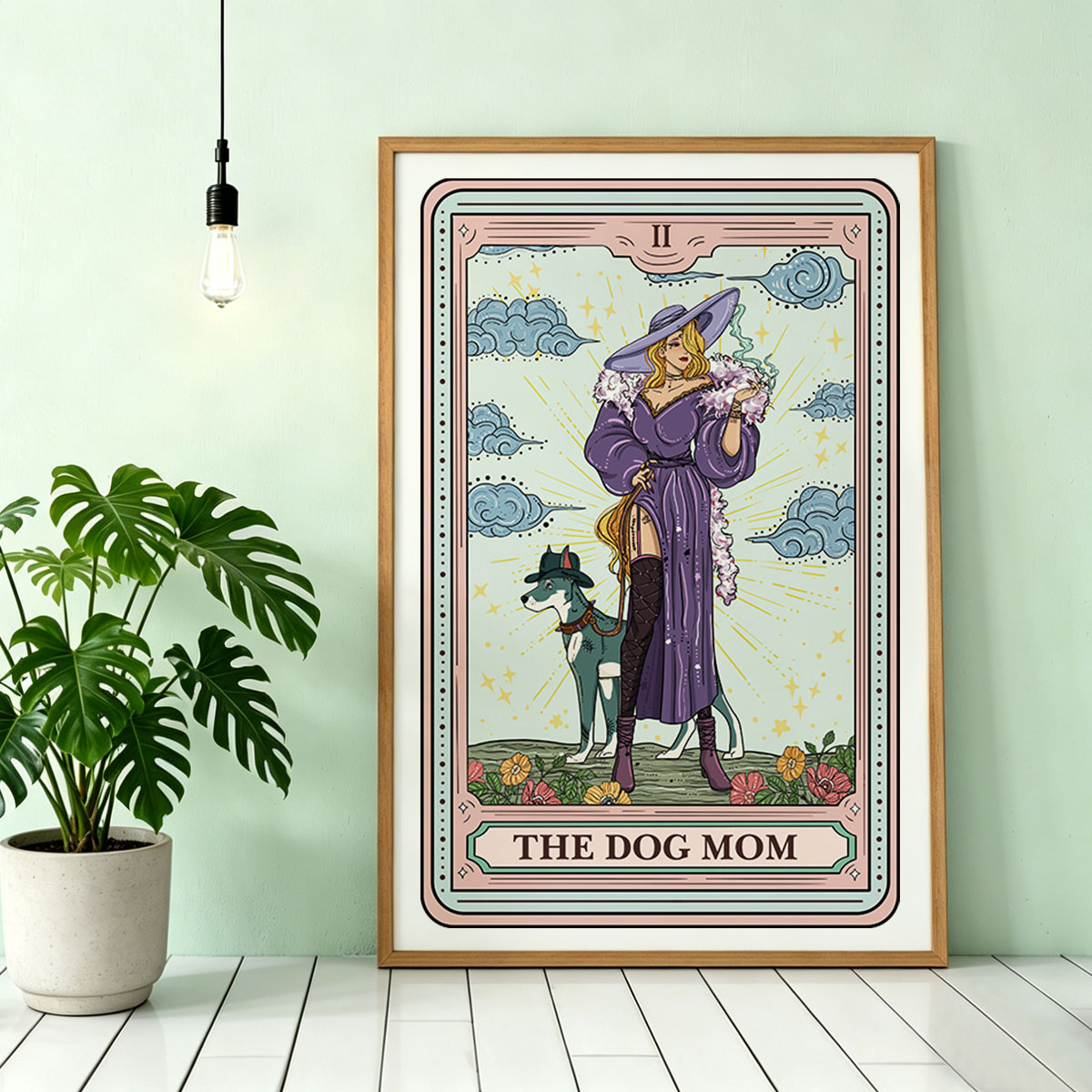 Purplehecate The Dog Mom Unframed Poster