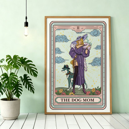 Purplehecate The Dog Mom Unframed Poster