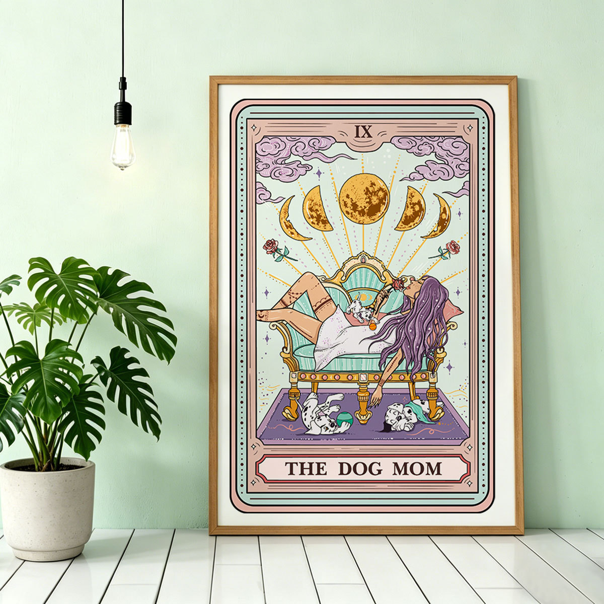 Purplehecate The Dog Mom Tarot Unframed Poster