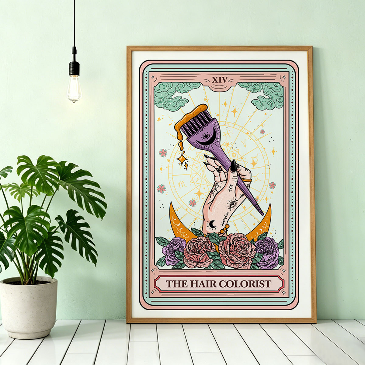 Purplehecate The Hair Colorist Tarot Unframed Poster