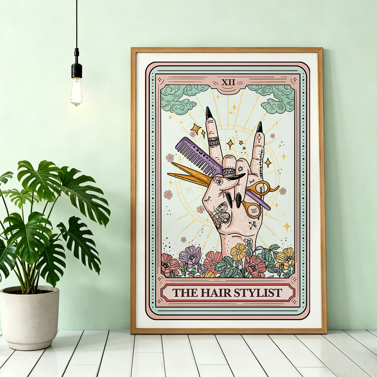 Purplehecate The Hair Stylist Tarot Unframed Poster