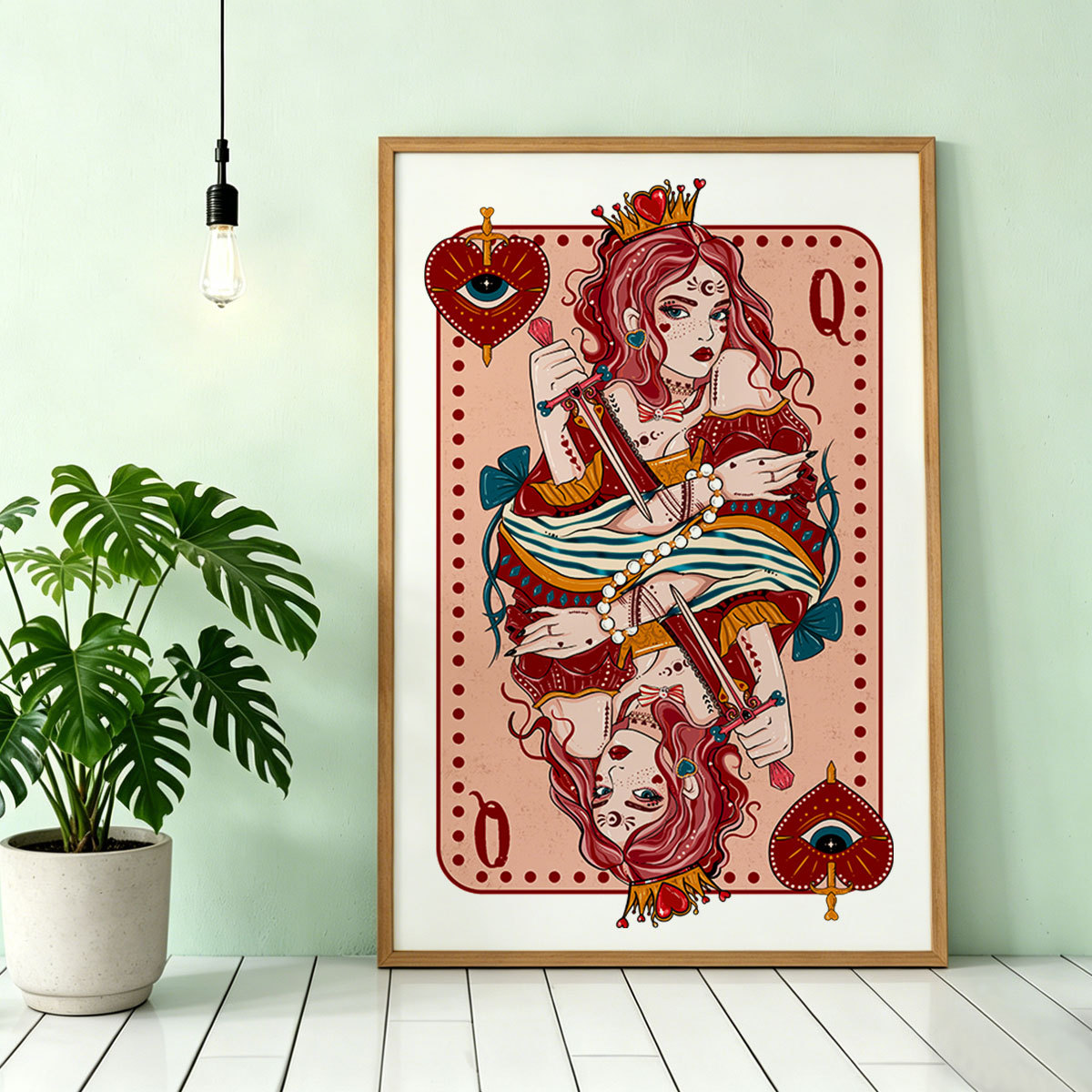 Purplehecate Queen of Hearts Unframed Poster