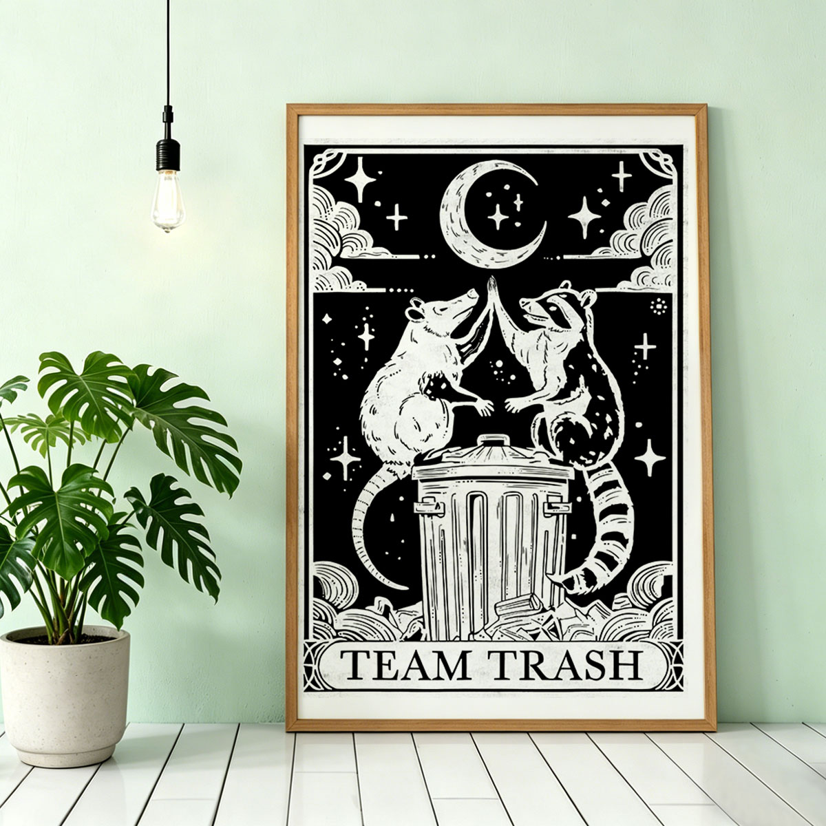 Purplehecate The Team Trash Tarot Unframed Poster