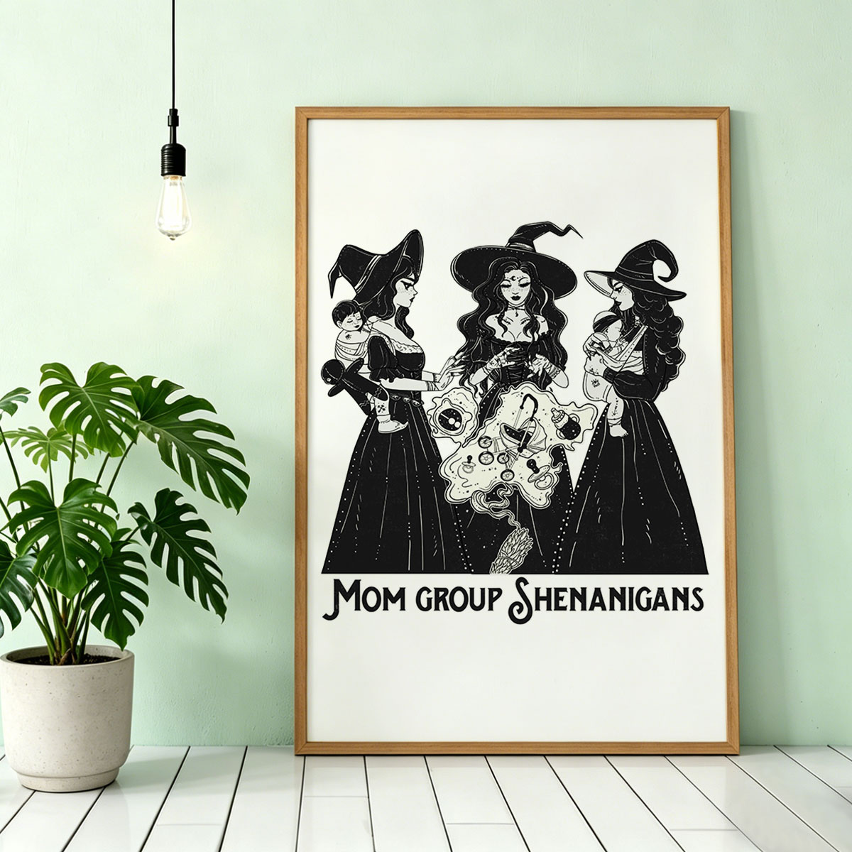 Purplehecate Mom Group Shenanigans Unframed Poster