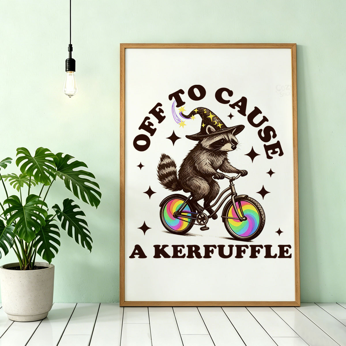 Purplehecate Off To Cause A Kerfuffle Unframed Poster