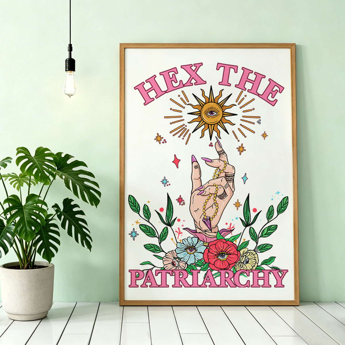 Purplehecate Hex The Patriarchy Witchy Unframed Poster