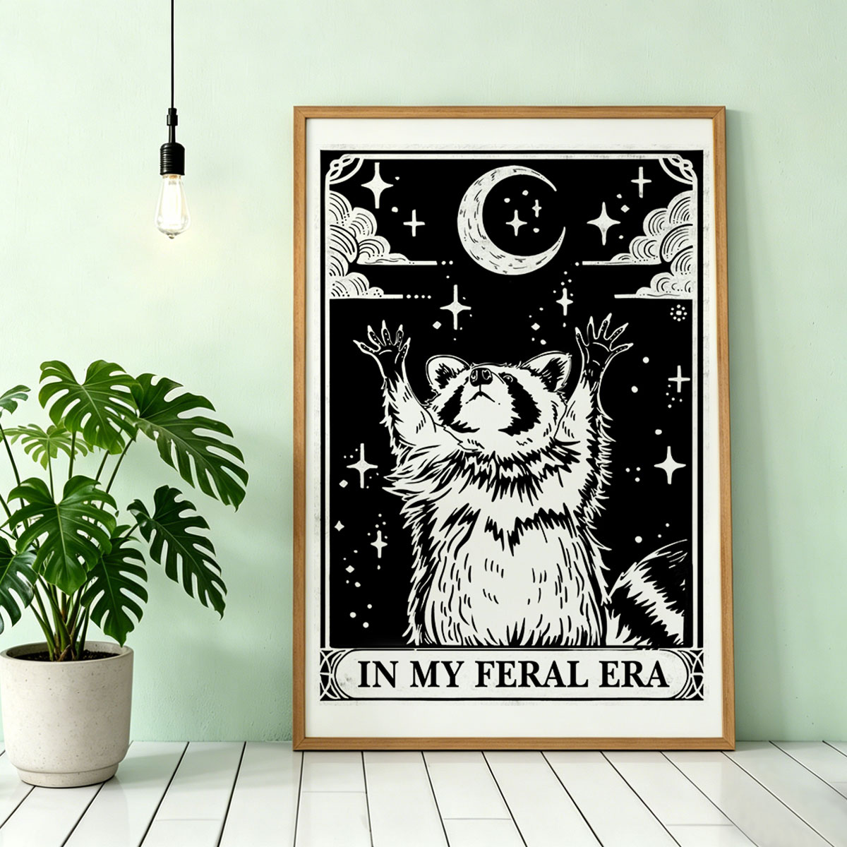 Purplehecate The In My Feral Era Oracle Card Unframed Poster