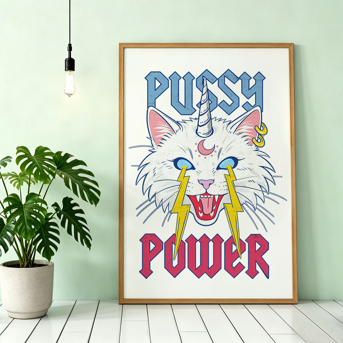 Purplehecate Pussy Power Unframed Poster