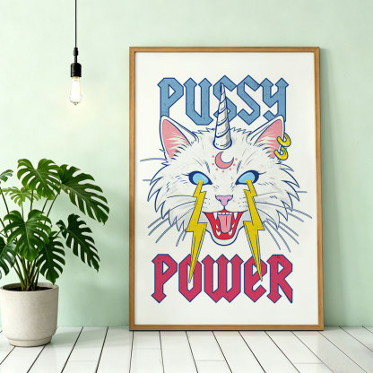 Purplehecate Pussy Power Unframed Poster
