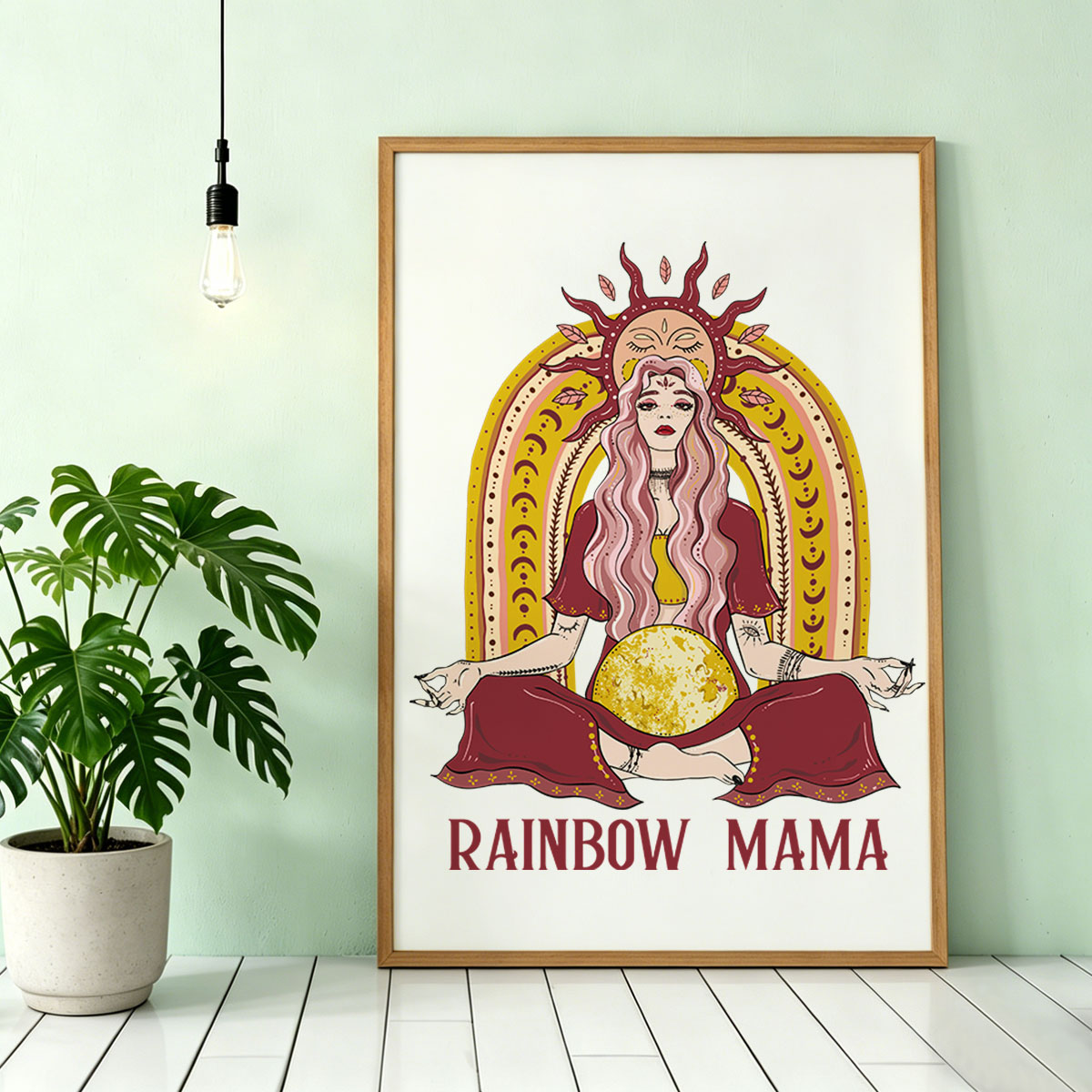 Purplehecate Rainbow Mama Unframed Poster