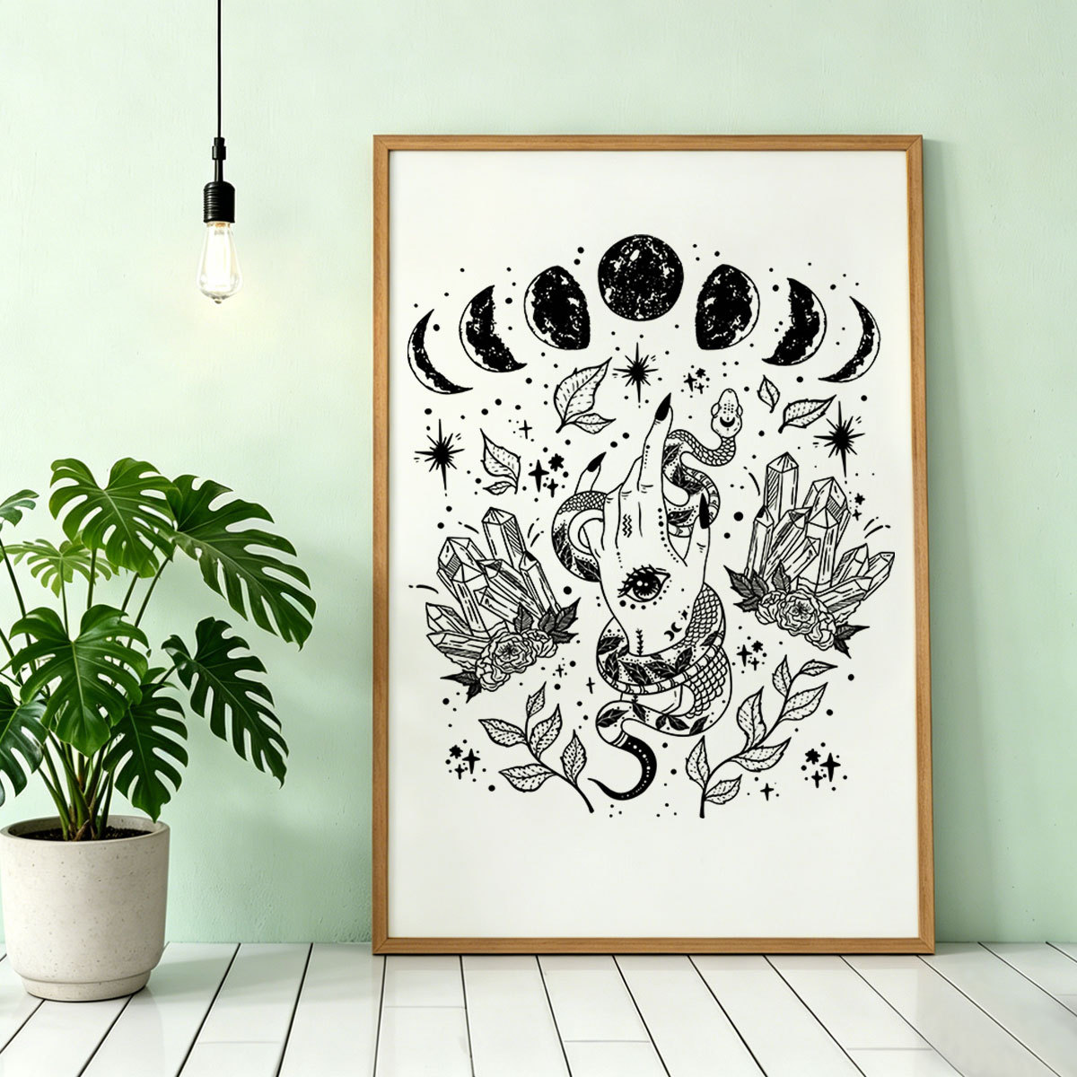 Purplehecate Reach For The Moon Unframed Poster