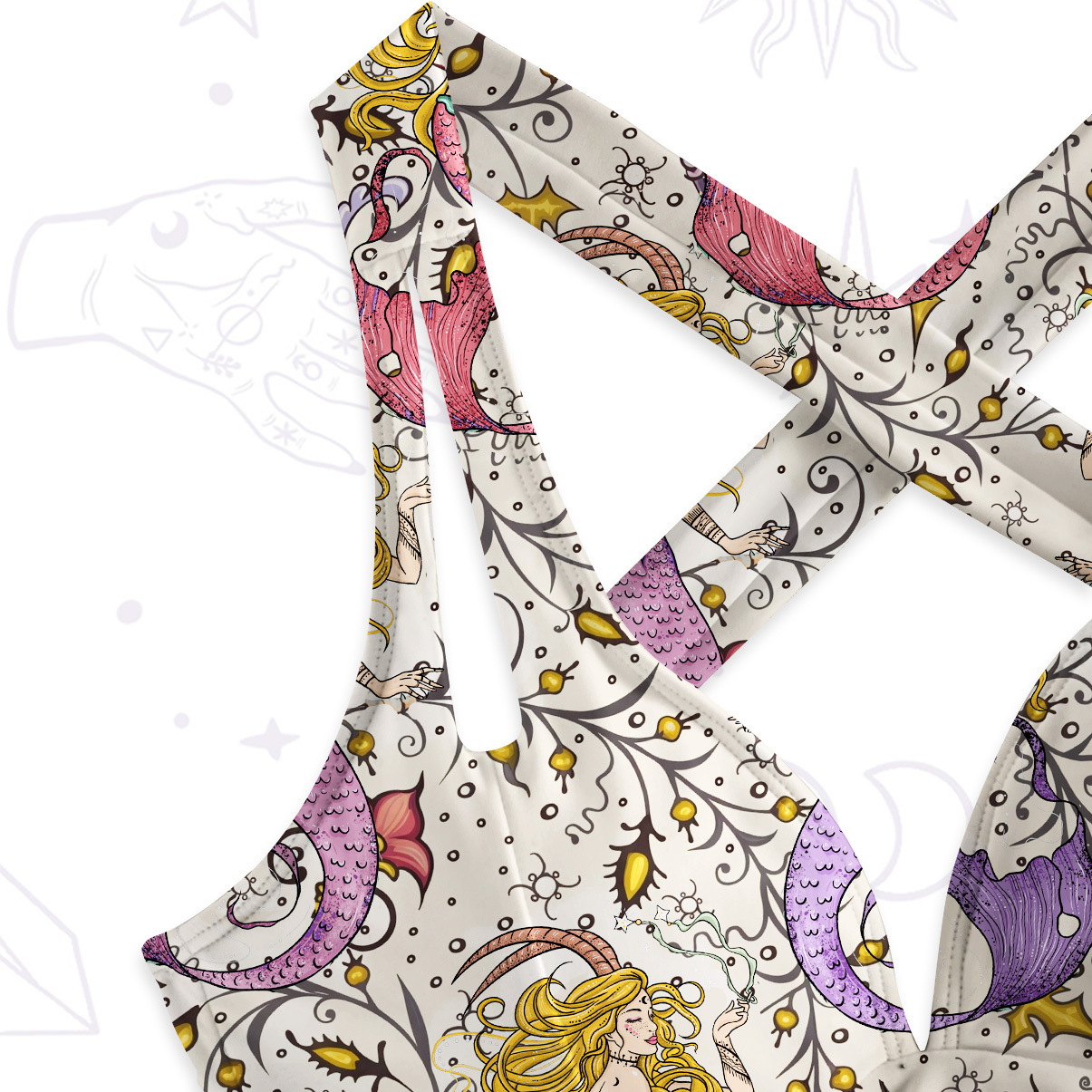 [Copy]Purplehecate Starry Tides One-Piece Swimsuit