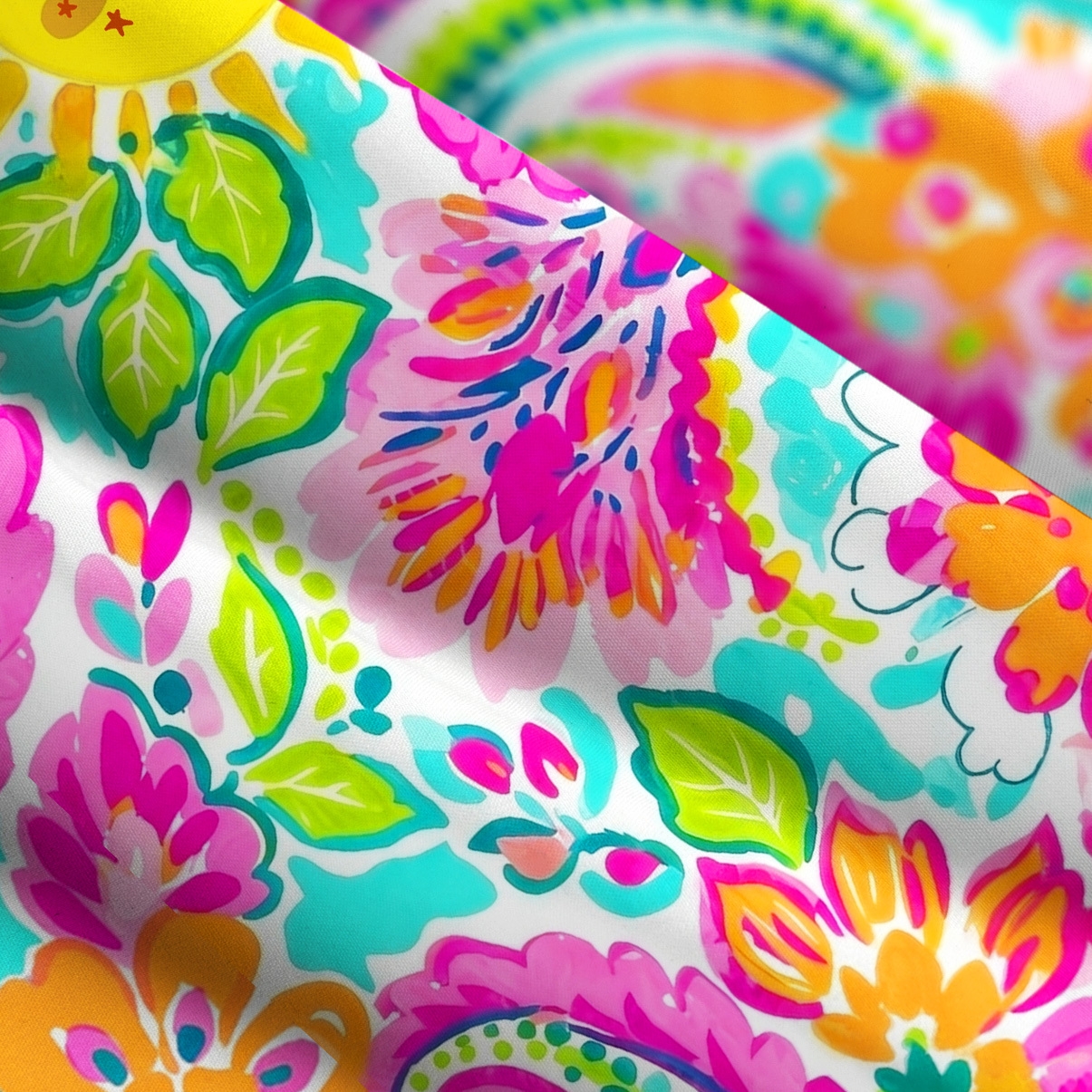 Purplehecate Sun Bloom Fiesta Wide Straps Maxi Dress