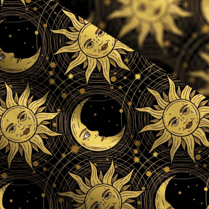 Purplehecate Solar Mystic Wide Straps Maxi Dress