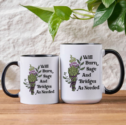Purplehecate Will Burn Sage and Bridges Mug