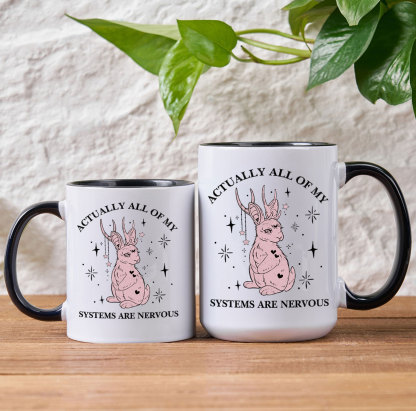 Purplehecate Actually All Of My Systems Are Nervous Mug