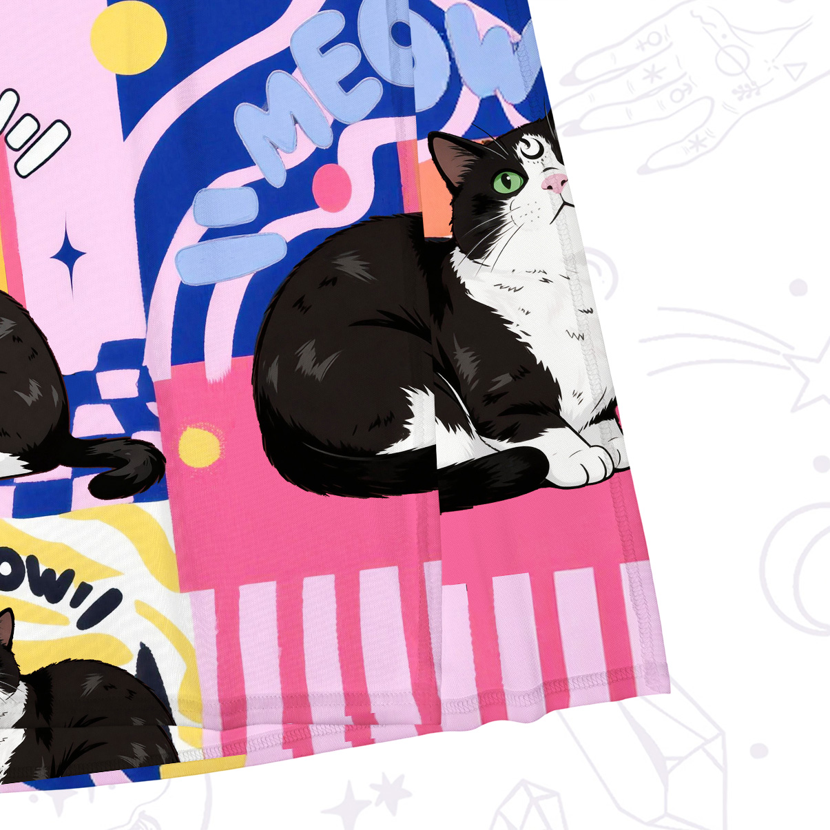 ]Purplehecate Sorry I Can't Go I'm an Indoor Cat Mesh Maxi Tank Beach Dress