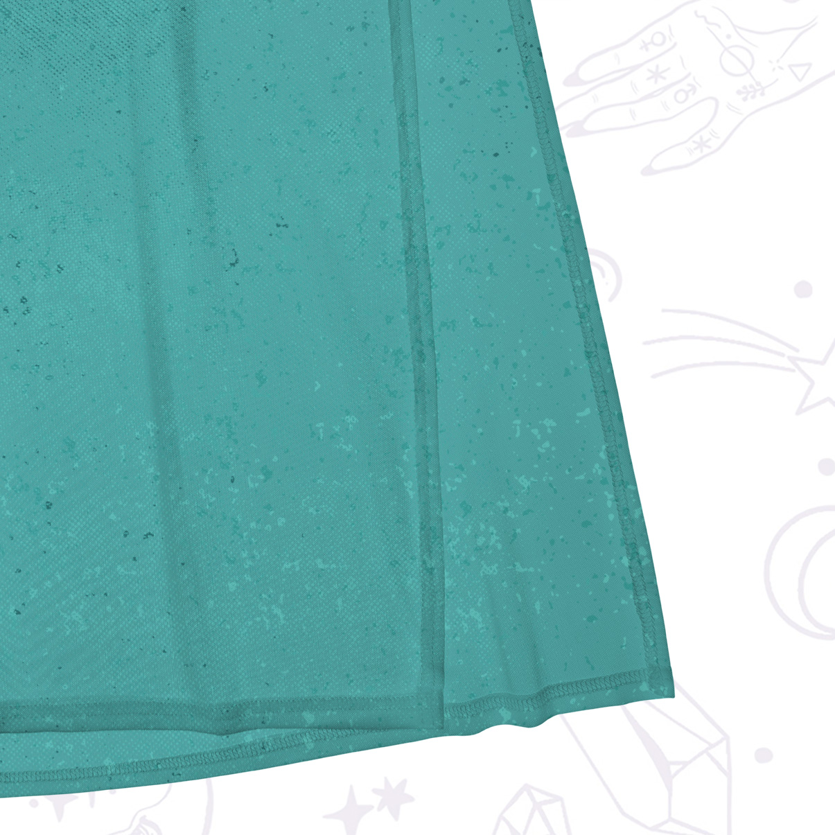 Purplehecate Alien Lake Monster Encounter Mesh Maxi Tank Beach Dress