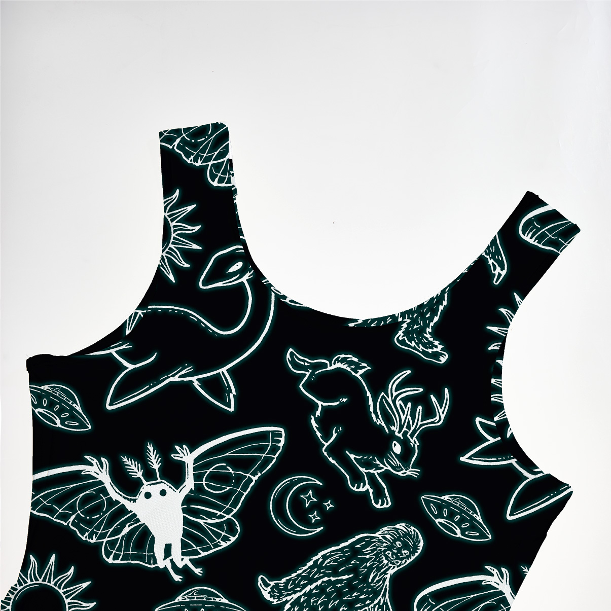 Purplehecate Cryptid Mesh Maxi Tank Beach Dress