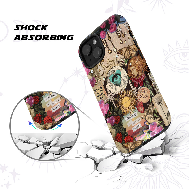 Purplehecate Lucky Me Sacred Heart Eye Phone Case