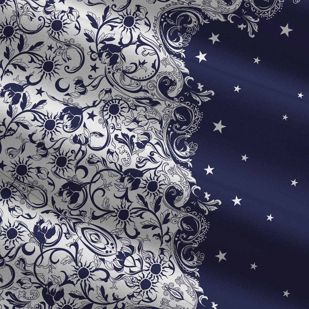 Purplehecate Midnight Star Tie Shoulder Maxi Dress