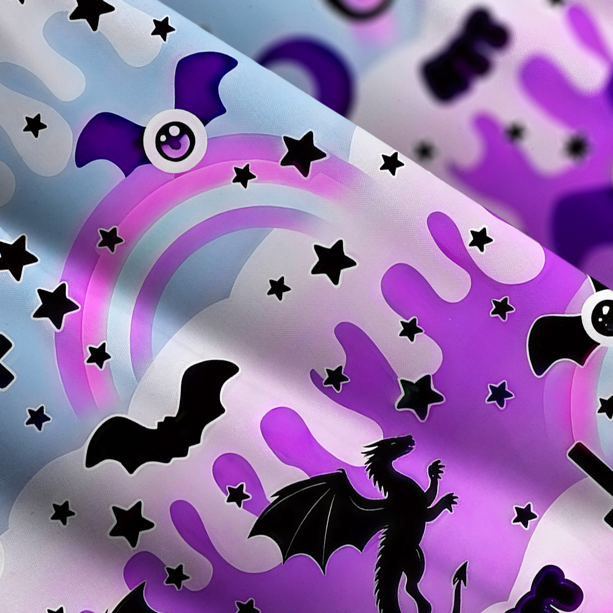 Purplehecate Candy Goth Nightfall Wide Straps Maxi Dress