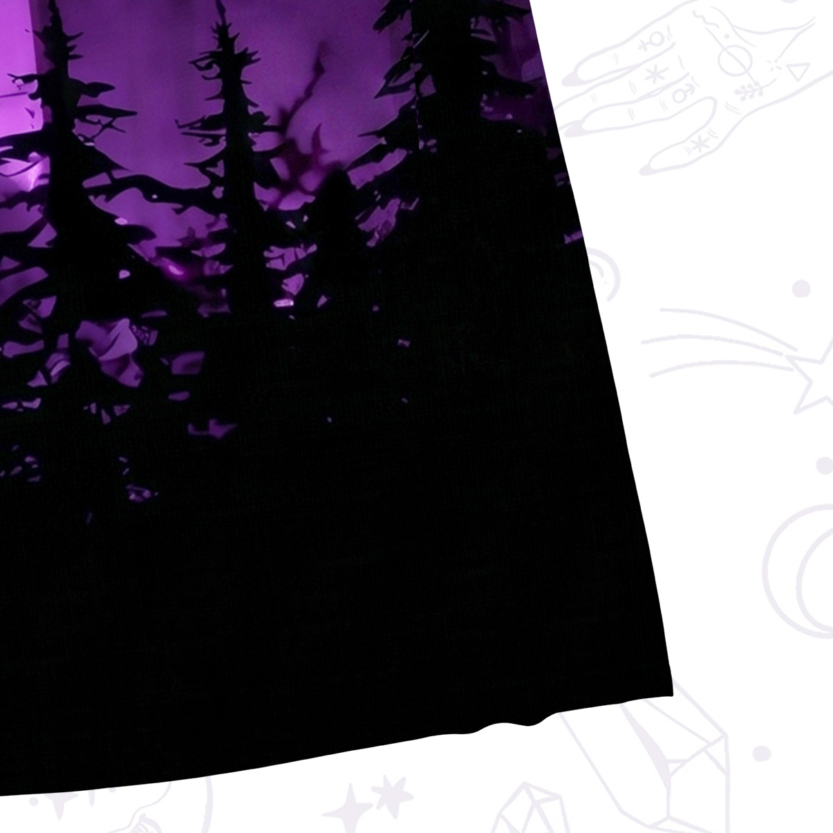 Purplehecate Spooky Night Bat Kingdom Mesh Maxi Tank Beach Dress