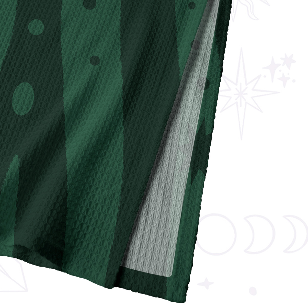 Purplehecate Green Vision Illusion Crochet Knit Maxi Dress