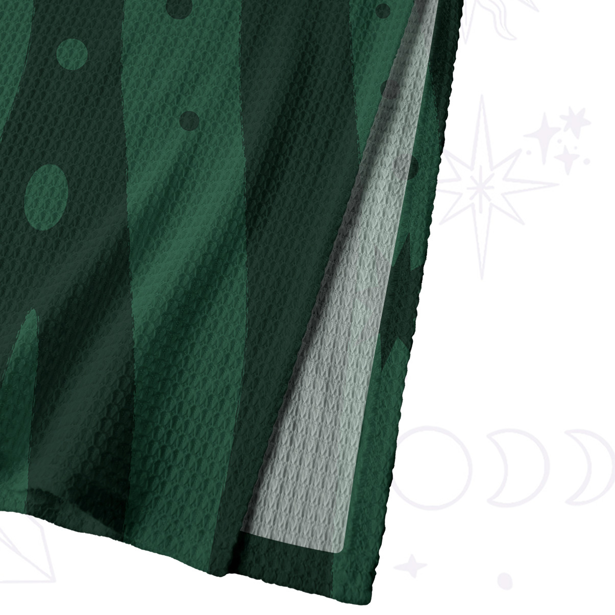 Purplehecate Green Vision Illusion Crochet Knit Maxi Dress