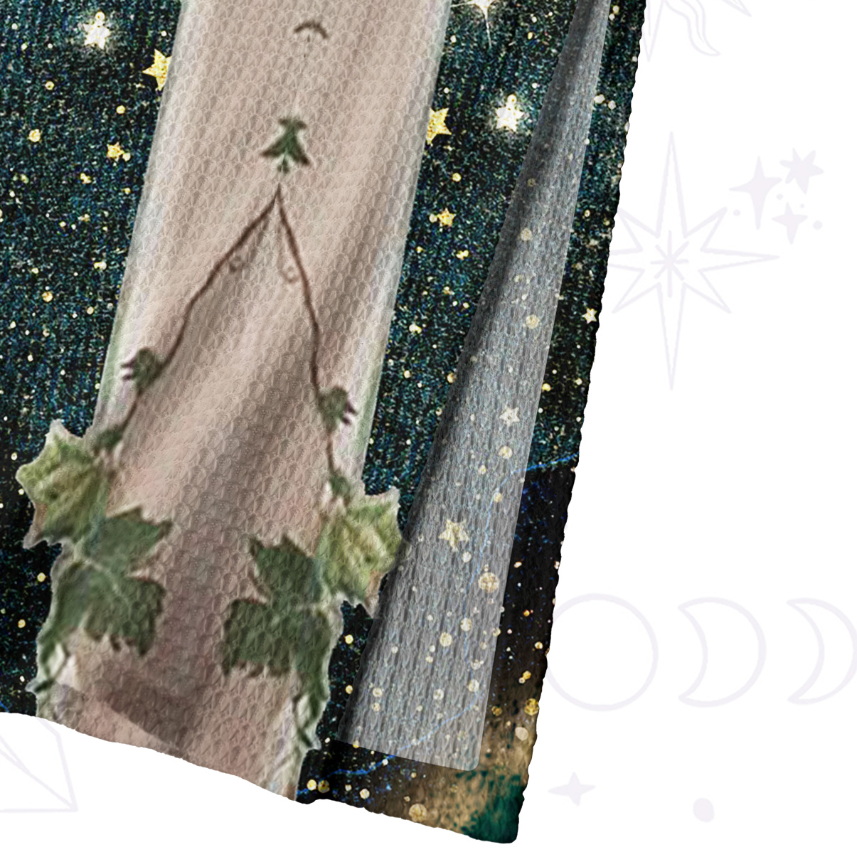 Purplehecate Garden of the Celestial Witch Crochet Knit Maxi Dress