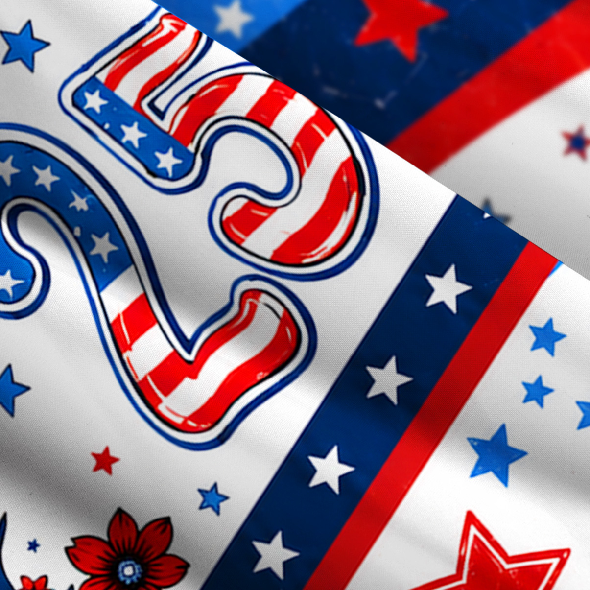 Purplehecate USA 250th Anniversary Stars Wide Straps Maxi Dress