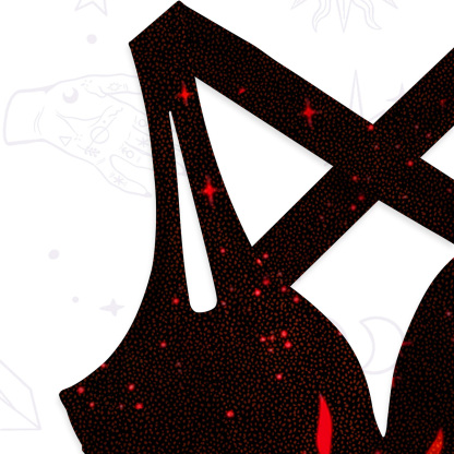 Purplehecate Infernal Revelry One-Piece Swimsuit