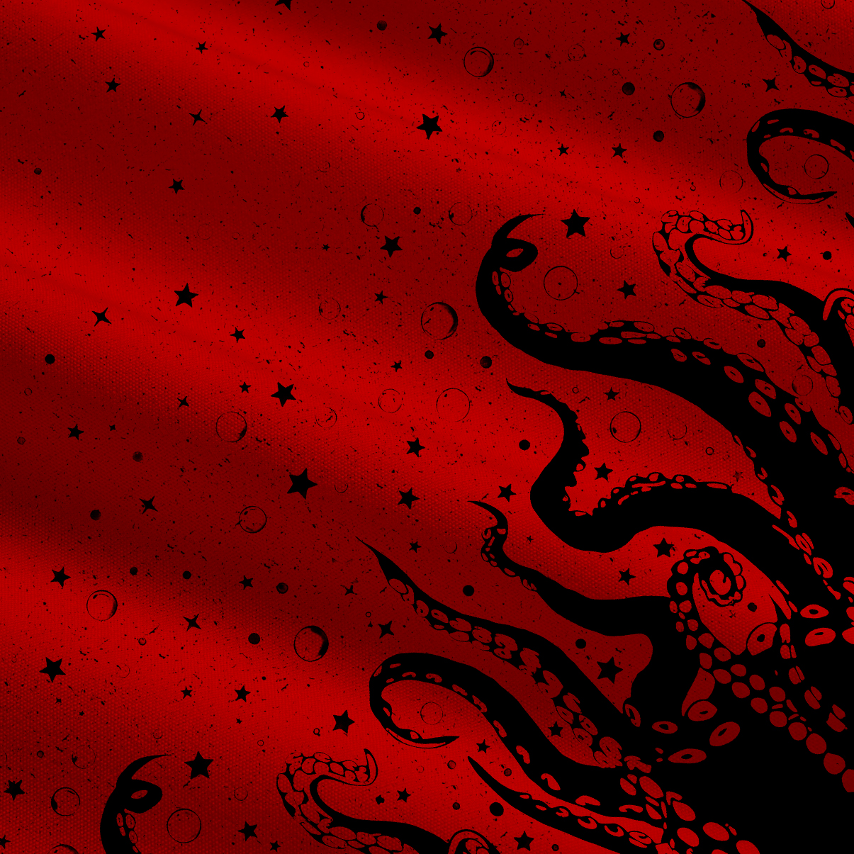 Purplehecate Tentacles of the Deep Tie Shoulder Maxi Dress