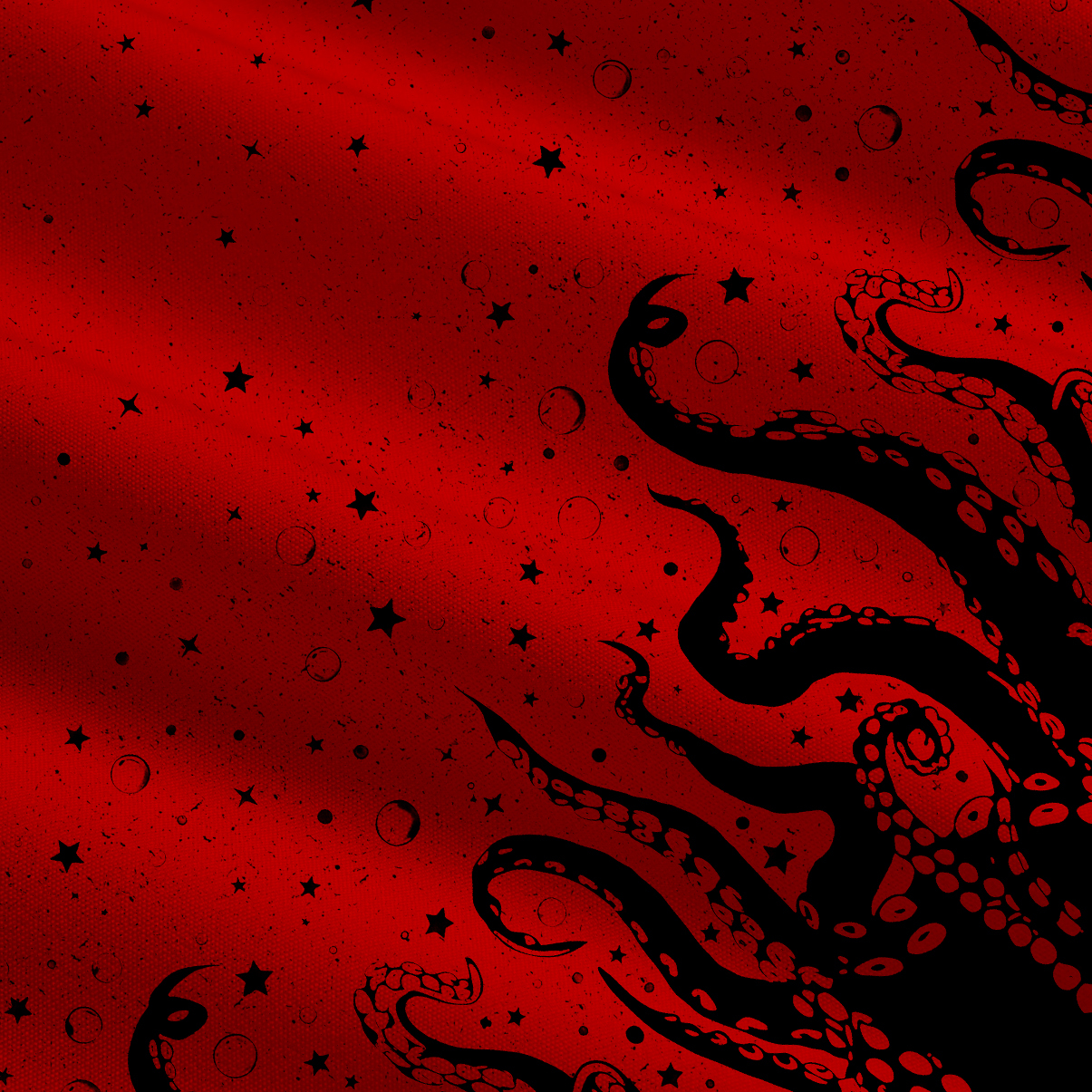 Purplehecate Tentacles of the Deep Tie Shoulder Maxi Dress
